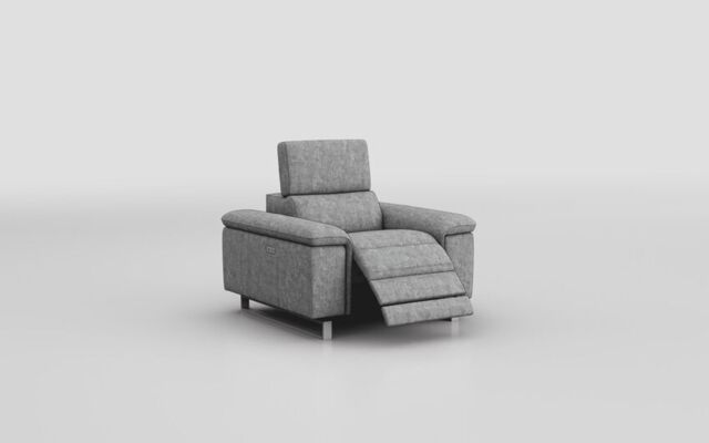 Viserba Power Recliner Chair with Manual Head Tilt - poltronesofà at ScS