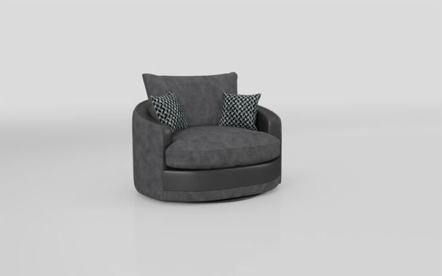 Kadie Fabric Large Twister Chair - poltronesofà at ScS