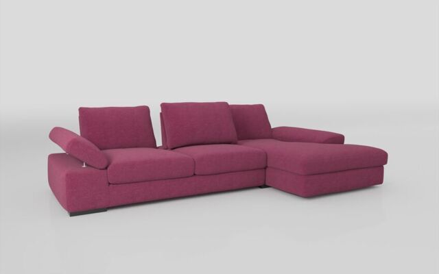 Savazza 4 Seater Sofa with Adjustable Back Rest Right Hand Facing Lounger - poltronesofà at ScS