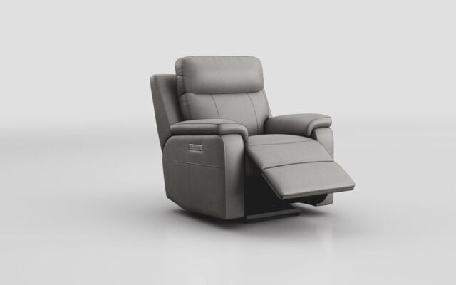 Calboli Power Recliner Chair with Power Head Tilt & Lumbar - poltronesofà at ScS