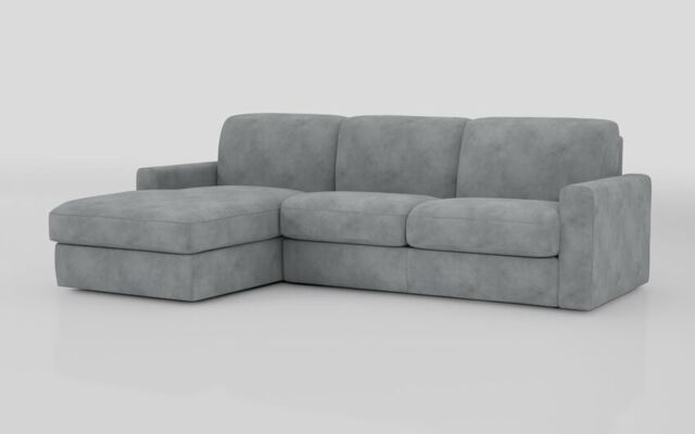 Barete Large Arm 4 Seater Sofa Bed with Left Hand Facing Large Lounger  - poltronesofà at ScS