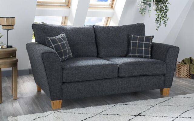 Theo Fabric 2 Seater Standard Back Sofa  - poltronesofà at ScS