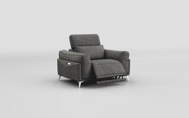 Gattolino Power Recliner Chair with Manual Head Tilt  - poltronesofà at ScS