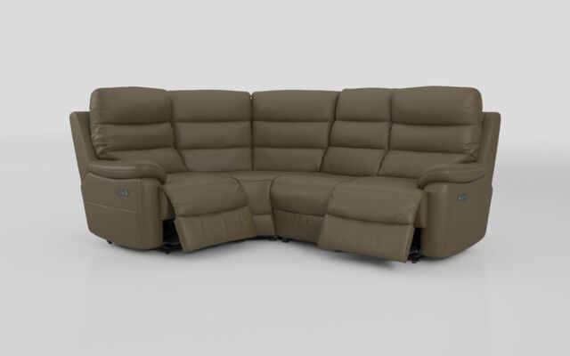 Ossett 1 Corner 2 Power Sofa with Head Tilt - poltronesofà at ScS