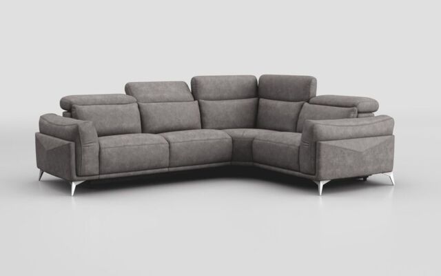 Gattolino 2 Corner 1 Static Sofa with Manual Head Tilt  - poltronesofà at ScS