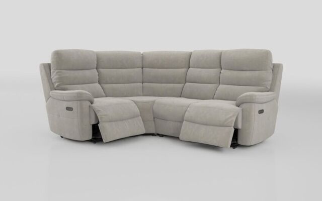 Ossett 1 Corner 2 Power Sofa with Head Tilt - poltronesofà at ScS