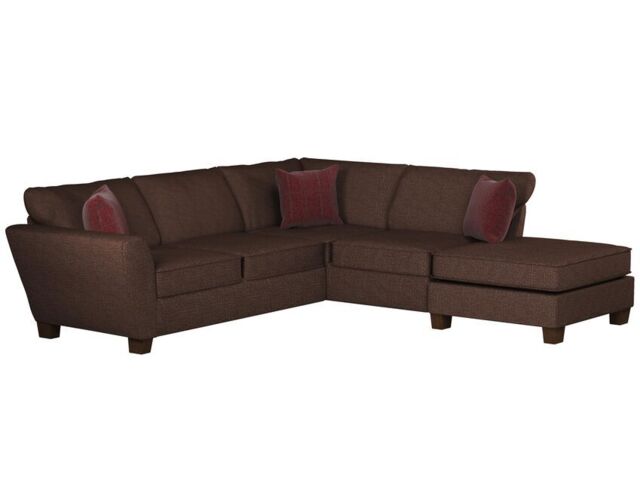 Theo Fabric 2 Corner 1 Right Hand Facing Chaise Standard Back Sofa - poltronesofà at ScS