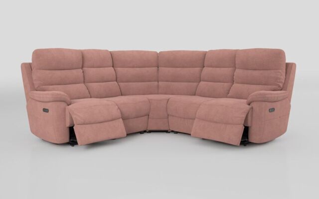 Ossett 2 Corner 2 Power Sofa with Head Tilt - poltronesofà at ScS