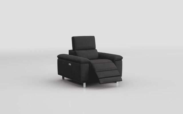 Viserba Power Recliner Chair with Manual Head Tilt  - poltronesofà at ScS