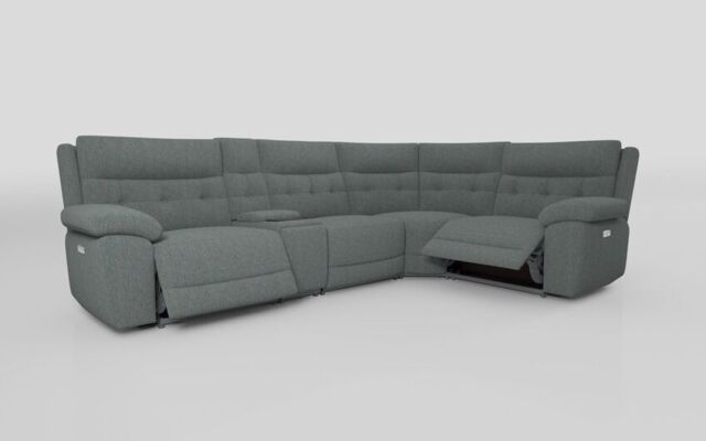 Belford 3 Corner 1 Power Recliner with Media Unit and Power Head Tilt - poltronesofà at ScS