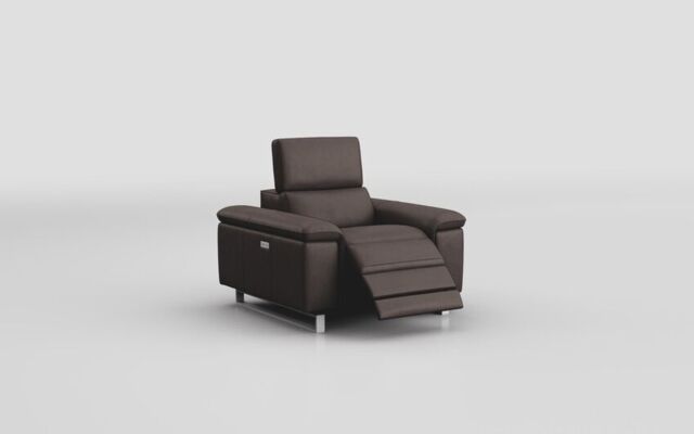 Viserba Power Recliner Chair with Manual Head Tilt  - poltronesofà at ScS