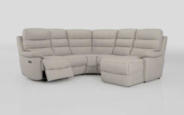 Ossett 2 Corner 2 Right Hand Facing Chaise Left Hand Facing Power Sofa with Head Tilt - poltronesofà at ScS