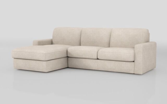 Barete Large Arm 4 Seater Sofa Bed with Left Hand Facing Large Lounger - poltronesofà at ScS