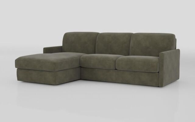 Barete Slim Arm 4 Seater Sofa Bed with Left Hand Facing Large Lounger - poltronesofà at ScS