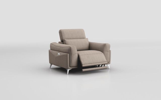 Gattolino Power Recliner Chair with Manual Head Tilt  - poltronesofà at ScS