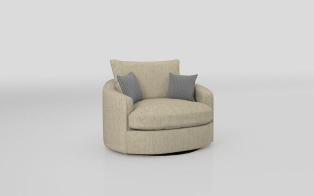 Aurora Fabric Large Twister Chair  - poltronesofà at ScS