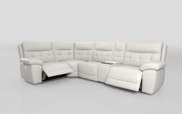 Belford 1 Corner 3 Power Recliner Sofa with Media Console - poltronesofà at ScS