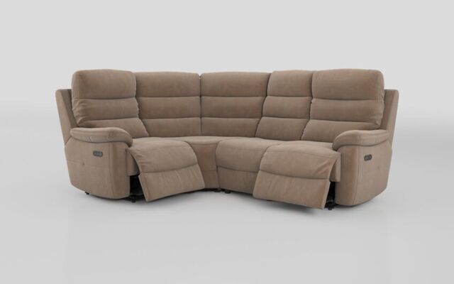 Ossett 1 Corner 2 Power Sofa with Head Tilt  - poltronesofà at ScS