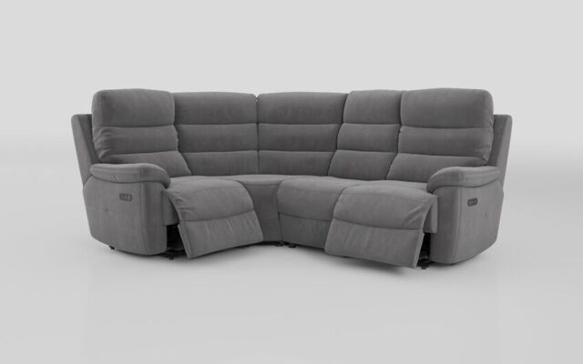 Ossett 1 Corner 2 Power Sofa with Head Tilt - poltronesofà at ScS