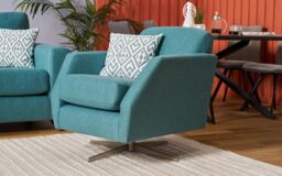 Aspen Fabric Swivel Chair  - poltronesofà at ScS