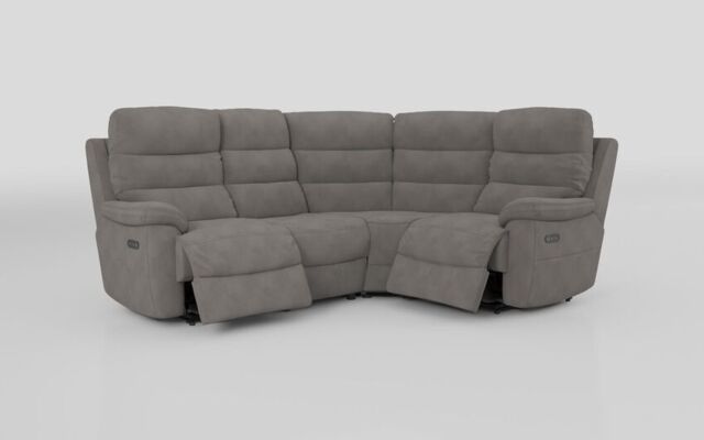 Ossett 2 Corner 1 Power Sofa with Head Tilt - poltronesofà at ScS
