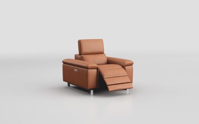 Viserba Power Recliner Chair with Power Head Tilt - poltronesofà at ScS
