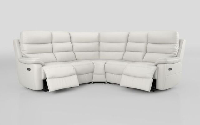 Ossett 2 Corner 2 Power Sofa with Head Tilt - poltronesofà at ScS