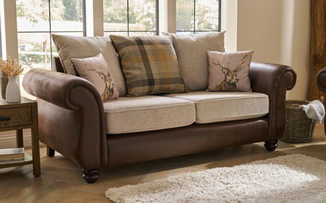 ScS Living Amble Fabric 2 Seater Scatter Back Sofa