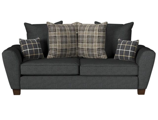 Theo Fabric 3 Seater Scatter Back Sofa  - poltronesofà at ScS