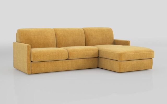 Barete Slim Arm 4 Seater Sofa Bed with Right Hand Facing Large Lounger  - poltronesofà at ScS