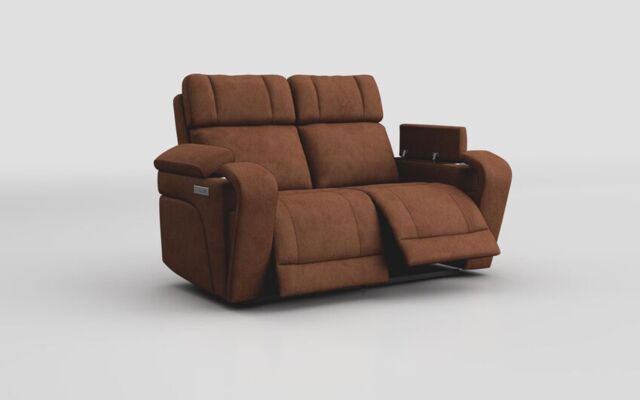 Adstock 2 Seater Power Recliner With Power Head Tilt - poltronesofà at ScS