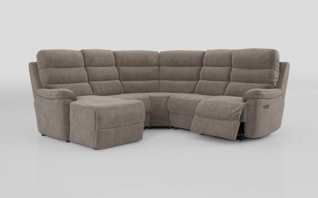 Ossett 2 Corner 2 Left Hand Facing Chaise Right Hand Facing Power Sofa with Head Tilt - poltronesofà at ScS