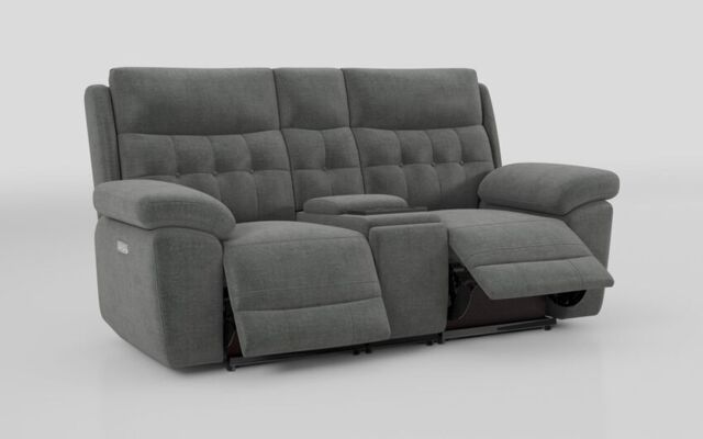 Belford 2 Seater Power Recliner Sofa with Media Console  - poltronesofà at ScS