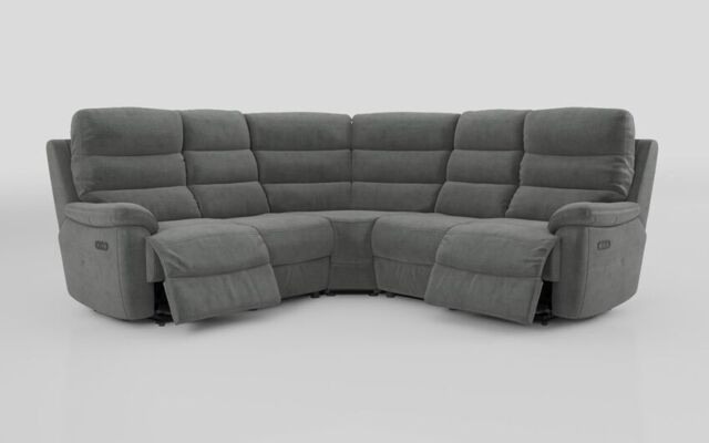 Ossett 2 Corner 2 Power Sofa with Head Tilt - poltronesofà at ScS