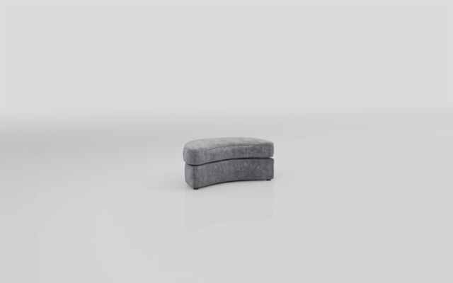 Living Esme Fabric Large Twister Footstool  - poltronesofà at ScS