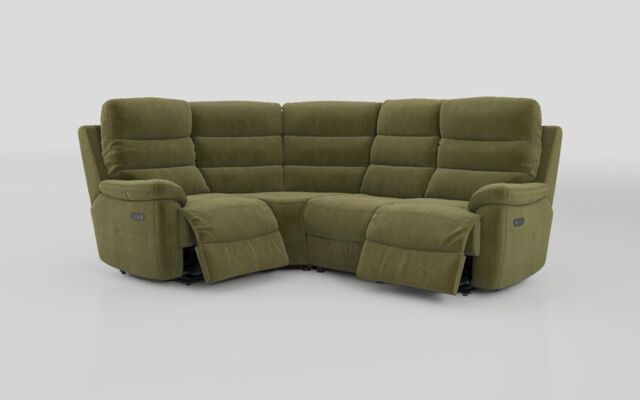 Ossett 1 Corner 2 Power Sofa with Head Tilt  - poltronesofà at ScS