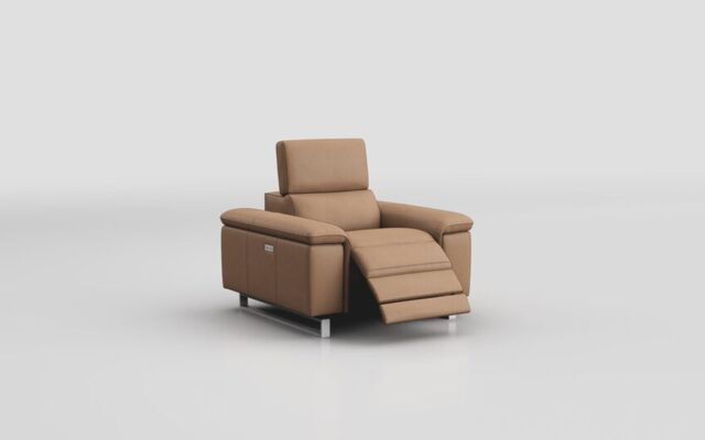 Viserba Power Recliner Chair with Manual Head Tilt - poltronesofà at ScS
