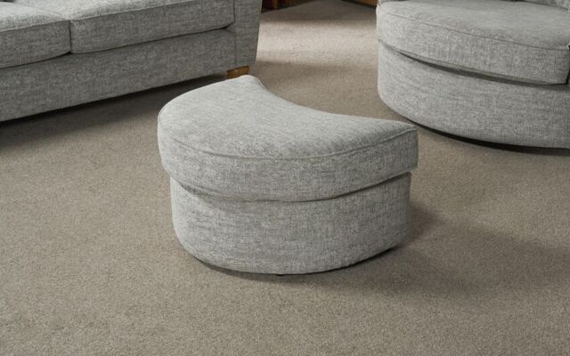 Aurora Fabric Twister Footstool  - poltronesofà at ScS