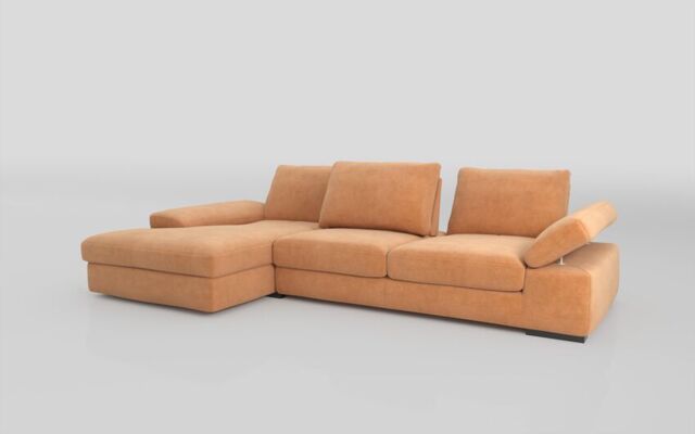 Savazza 4 Seater Sofa with Adjustable Back Rest Left Hand Facing Lounger - poltronesofà at ScS