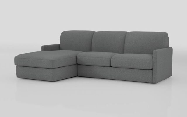 Barete Slim Arm 4 Seater Sofa Bed with Left Hand Facing Large Lounger - poltronesofà at ScS