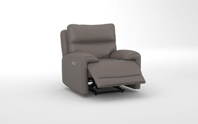 Caldbeck Power Recliner Chair with Power Head Tilt, Lumbar & Heat  - poltronesofà at ScS