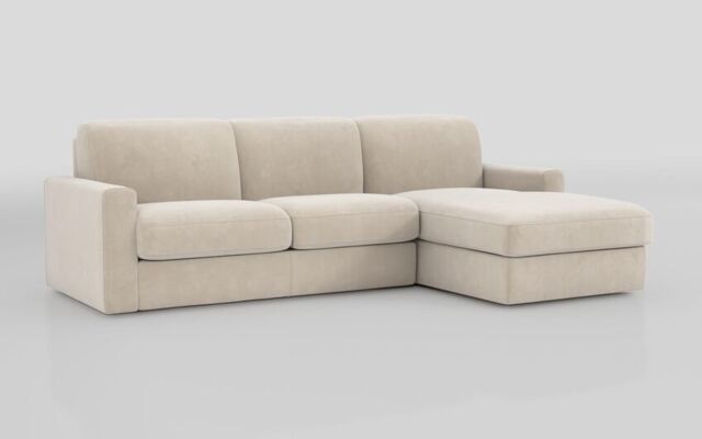 Barete Large Arm 4 Seater Sofa Bed with Right Hand Facing Large Lounger - poltronesofà at ScS