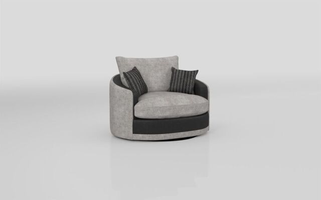 Maddie Fabric Large Twister Chair  - poltronesofà at ScS