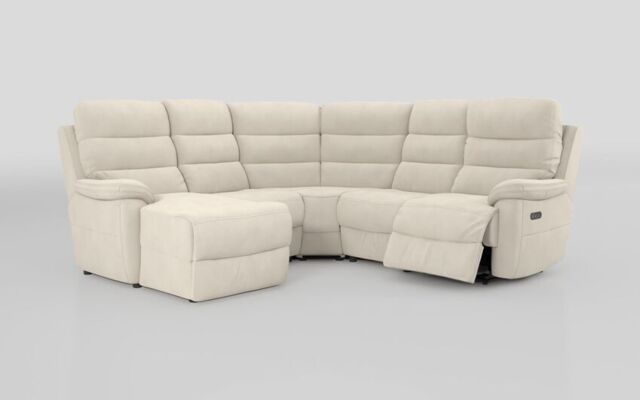 Ossett 2 Corner 2 Left Hand Facing Chaise Right Hand Facing Power Sofa with Head Tilt - poltronesofà at ScS