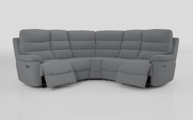 Ossett 2 Corner 2 Power Sofa with Head Tilt  - poltronesofà at ScS
