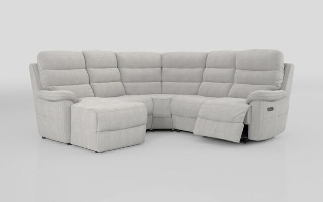 Ossett 2 Corner 2 Left Hand Facing Chaise Right Hand Facing Power Sofa with Head Tilt - poltronesofà at ScS
