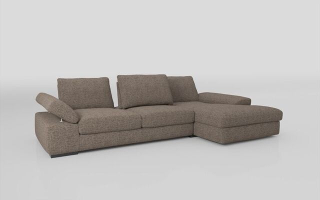 Savazza 4 Seater Sofa with Adjustable Back Rest Right Hand Facing Lounger - poltronesofà at ScS