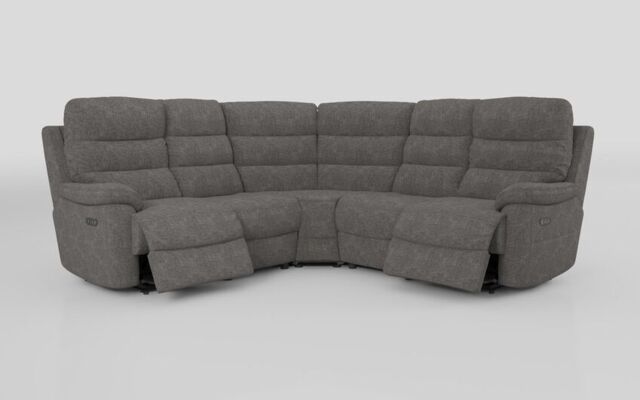 Ossett 2 Corner 2 Power Sofa with Head Tilt - poltronesofà at ScS