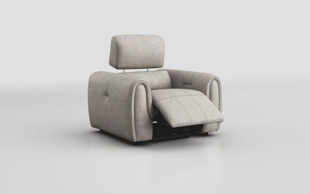 Serra Power Recliner Chair with Power Head Tilt - poltronesofà at ScS