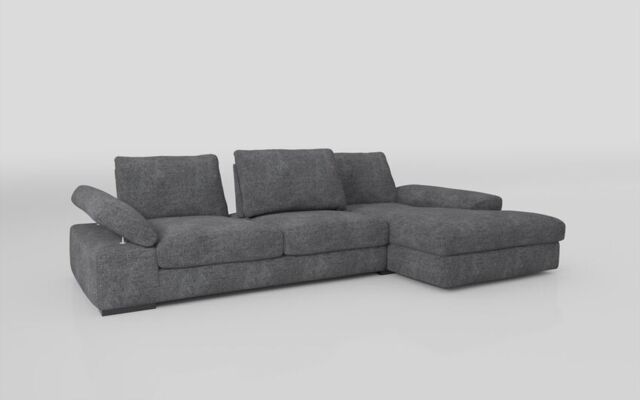 Savazza 4 Seater Sofa with Adjustable Back Rest Right Hand Facing Lounger - poltronesofà at ScS